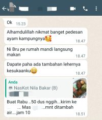 Testimoni Pelanggan Catering